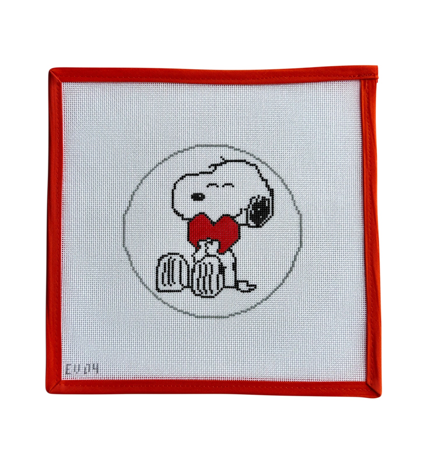 Snoopy Hugging Heart