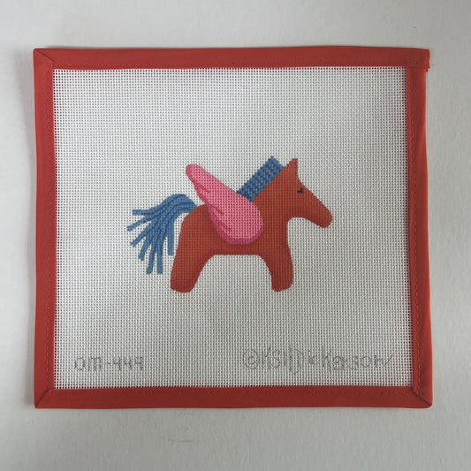 Hermes Pegasus - Orange, Blue, and Pink