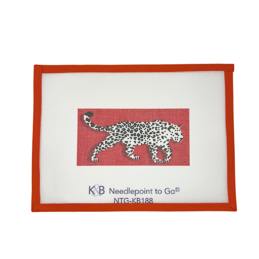 Snow Leopard Clutch Insert - Red