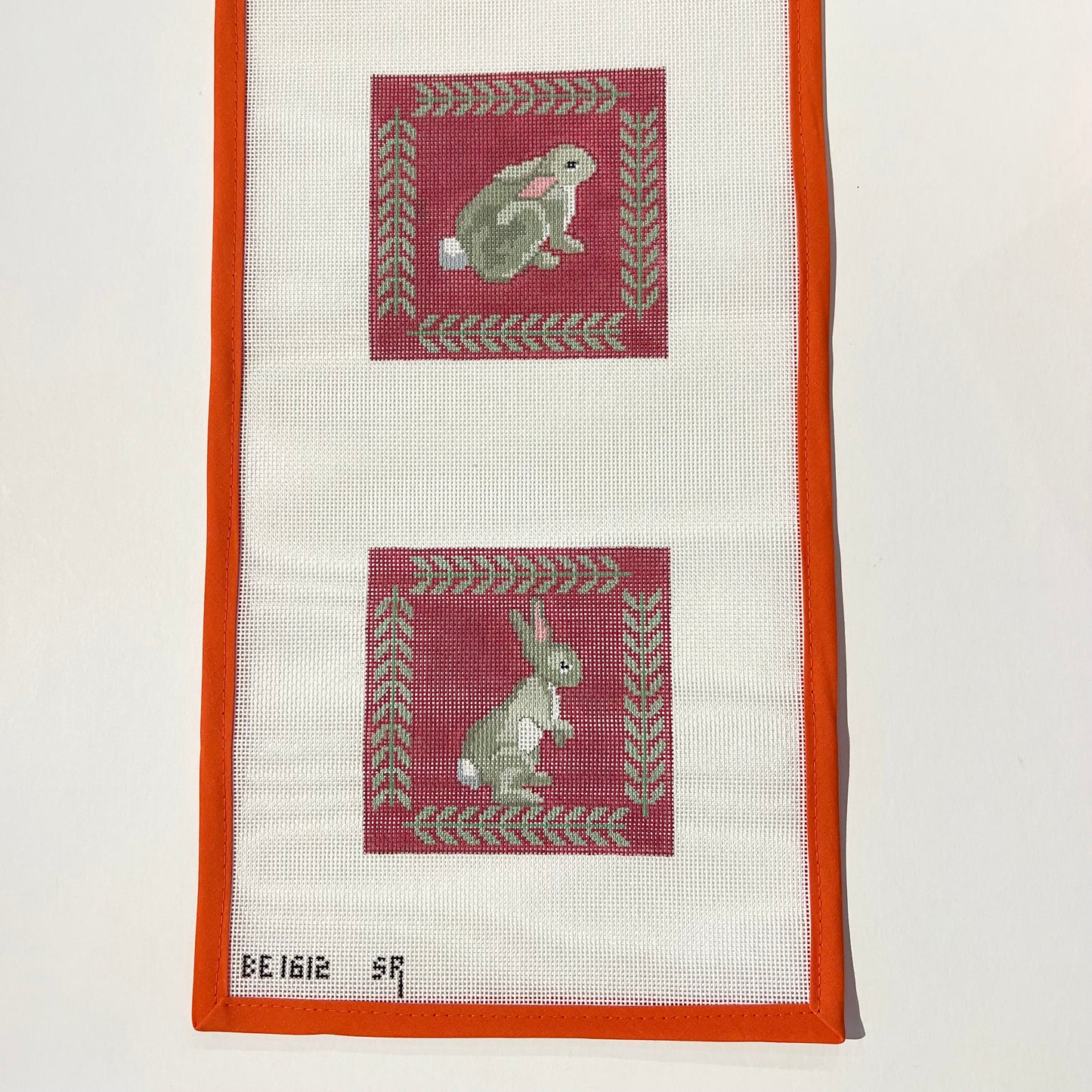 Rabbits with Fern Boarder Coaster Set