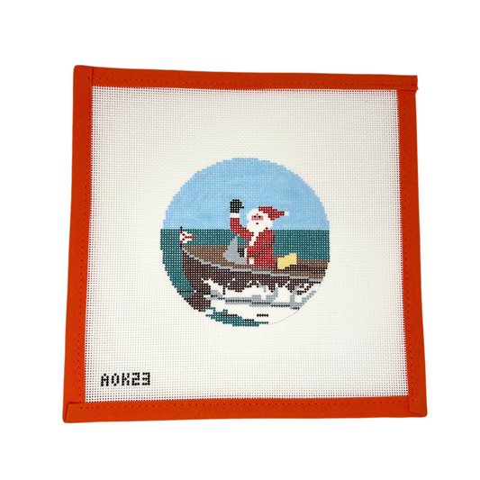 Sporty Santa - Boating