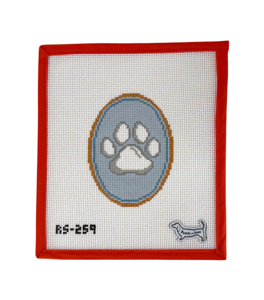 Paw Print Cameo