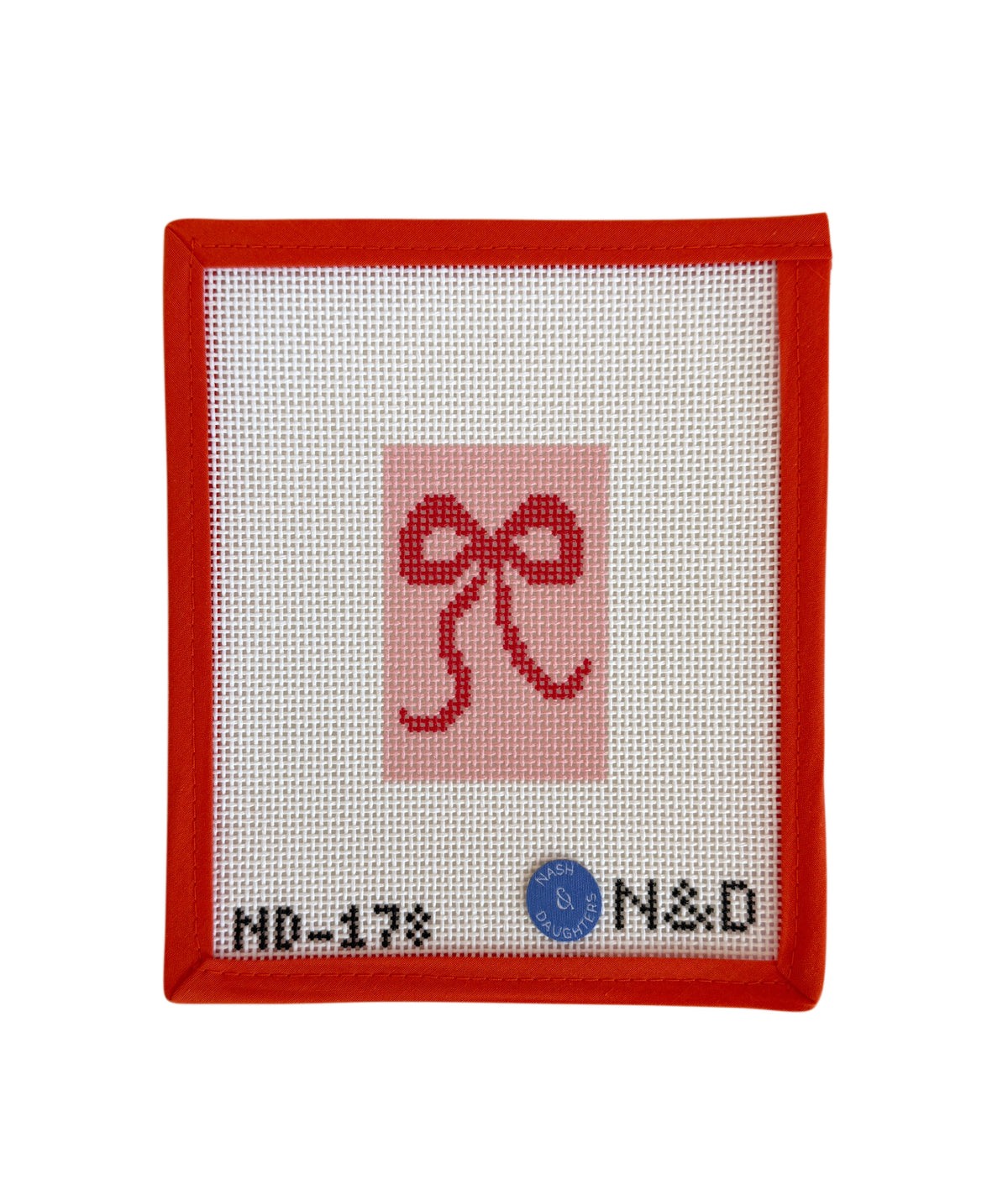 Pink and Red Bow Luggage Tag