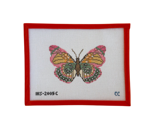 Pink Green Butterfly