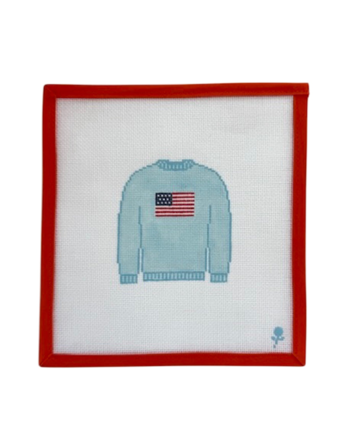 Light Blue Flag Sweater