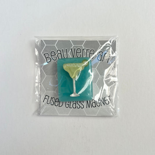 Margarita Fused Glass Needle Minder