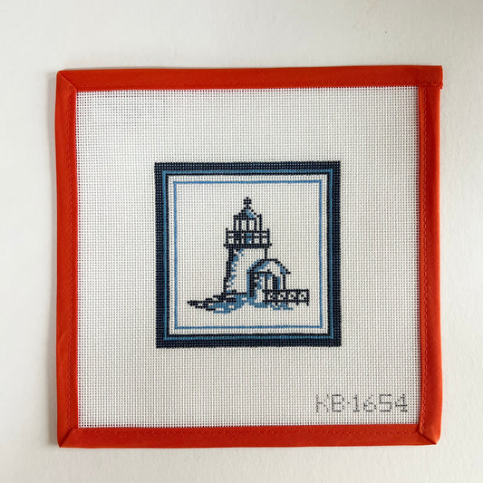 Nautical Coaster - Lighthouse in Blue