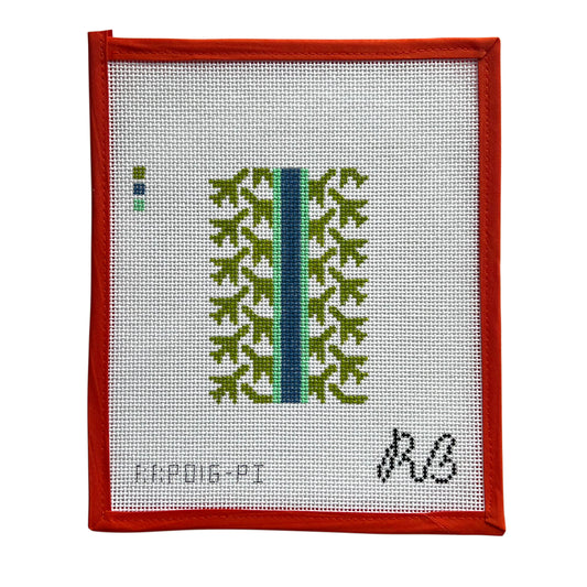 Airplane Houndstooth - Green