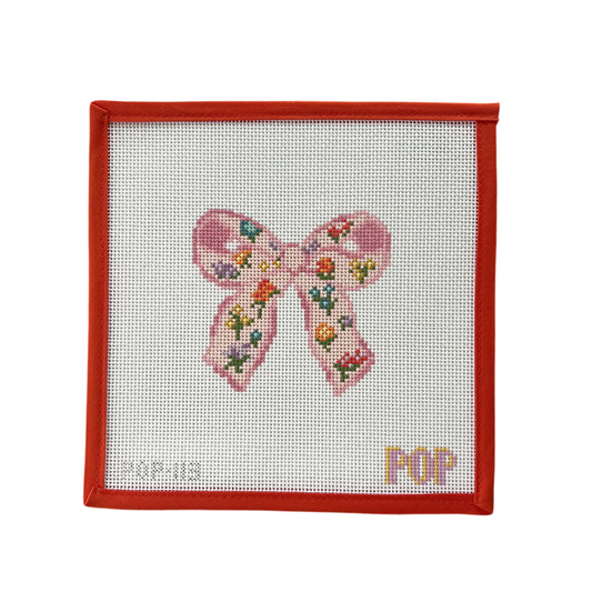 Floral Print Bow