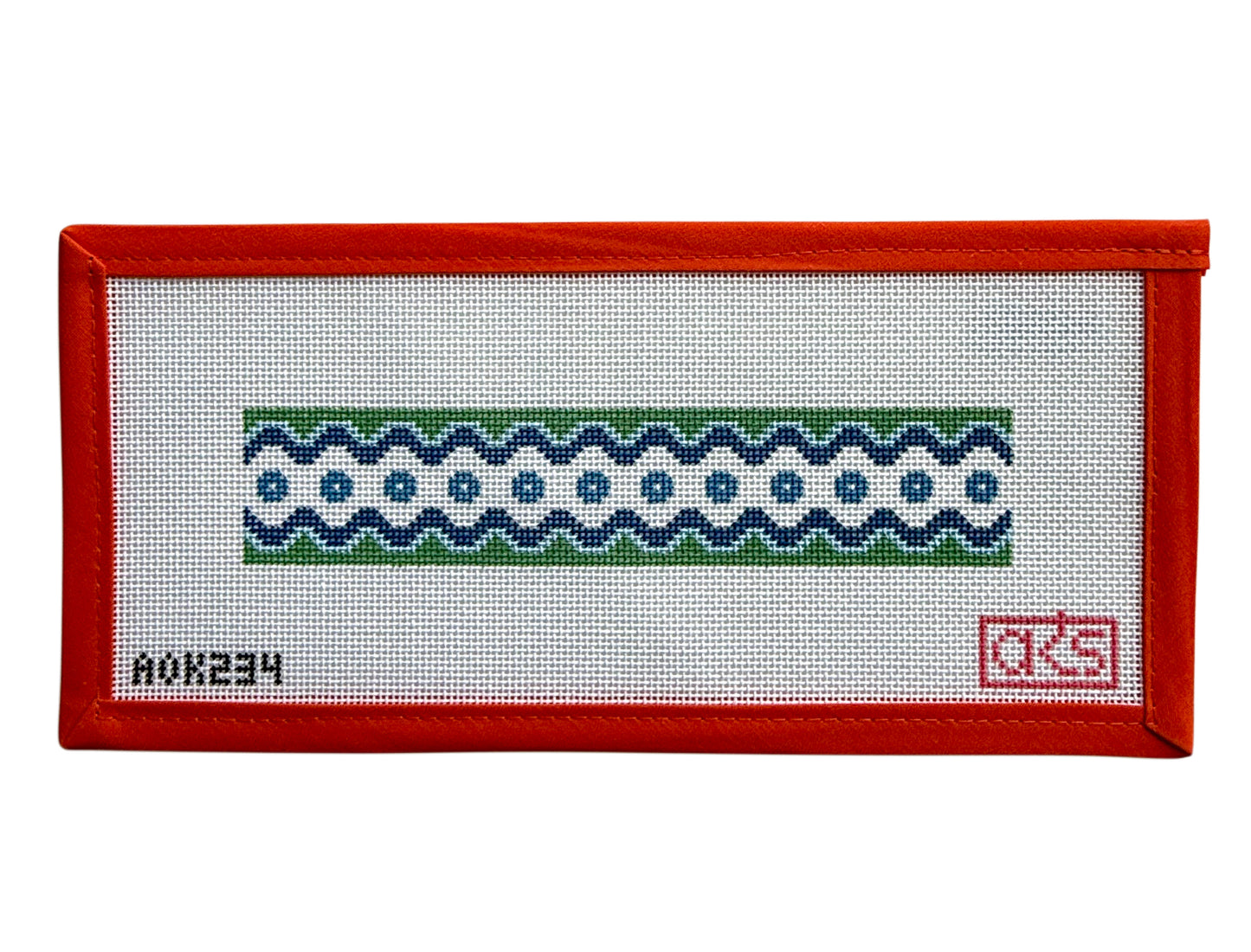 Ric Rac Key Fob - Blue & Green