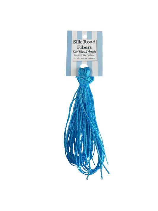 Soie Tissee Metals - 0128 Sky Fire Blue