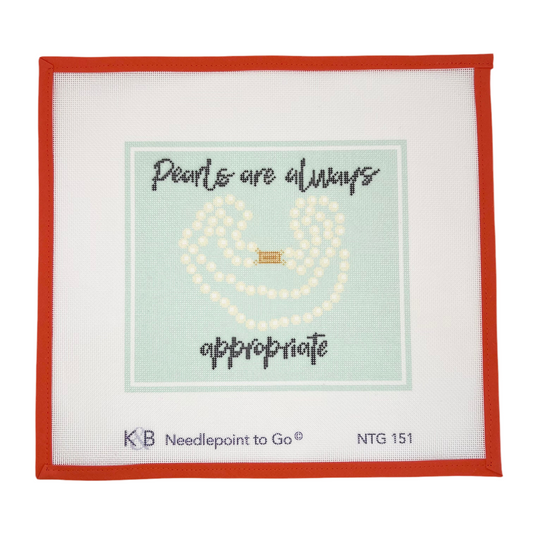 Pearls Are Always Appropriate