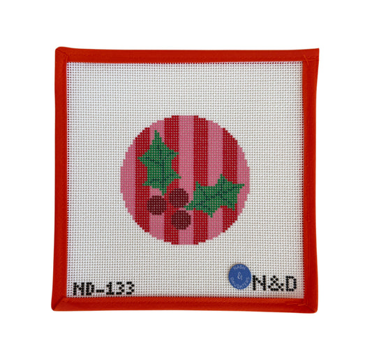 Holly - Pink & Red Round