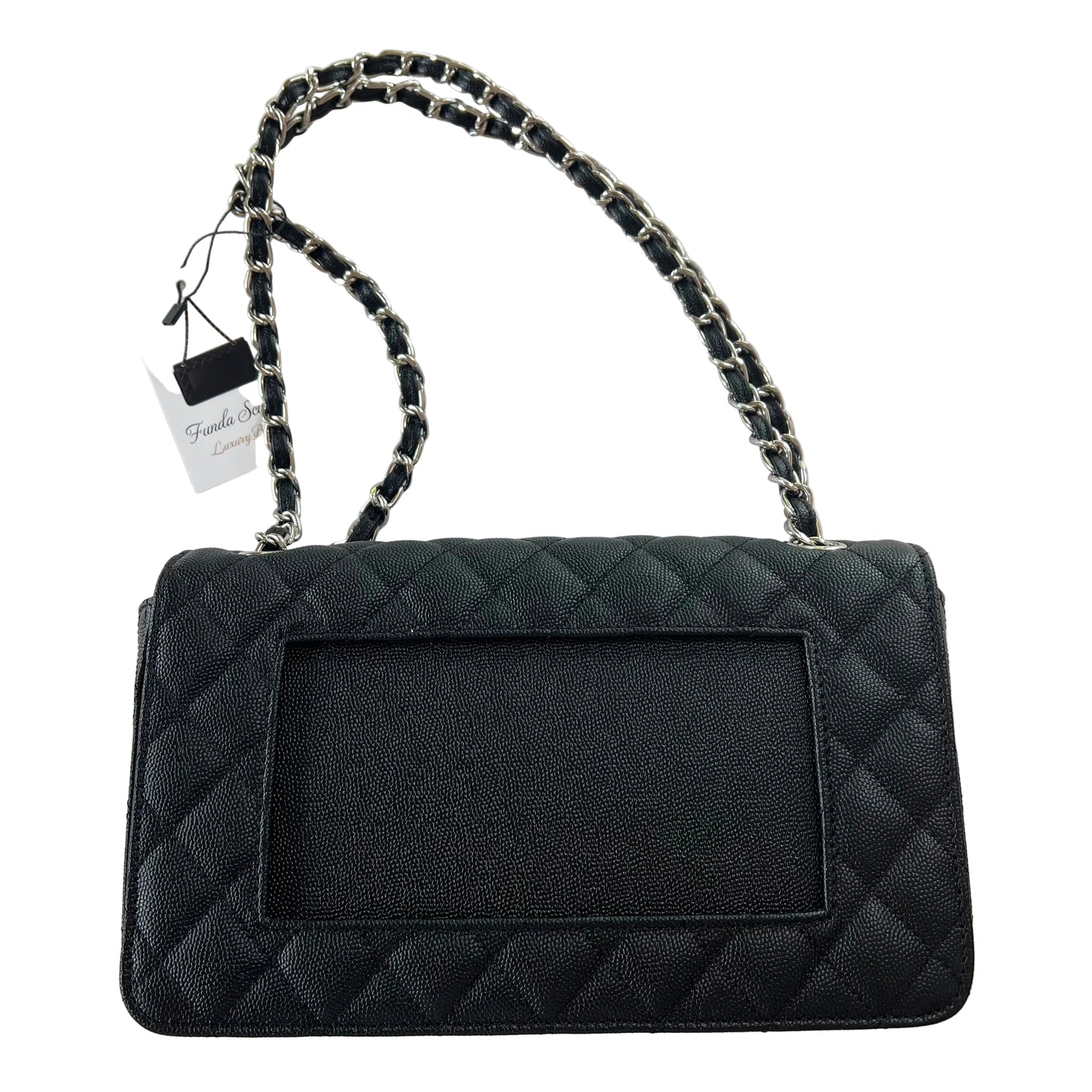 Luxury Leather Bag w/ Insert Slot