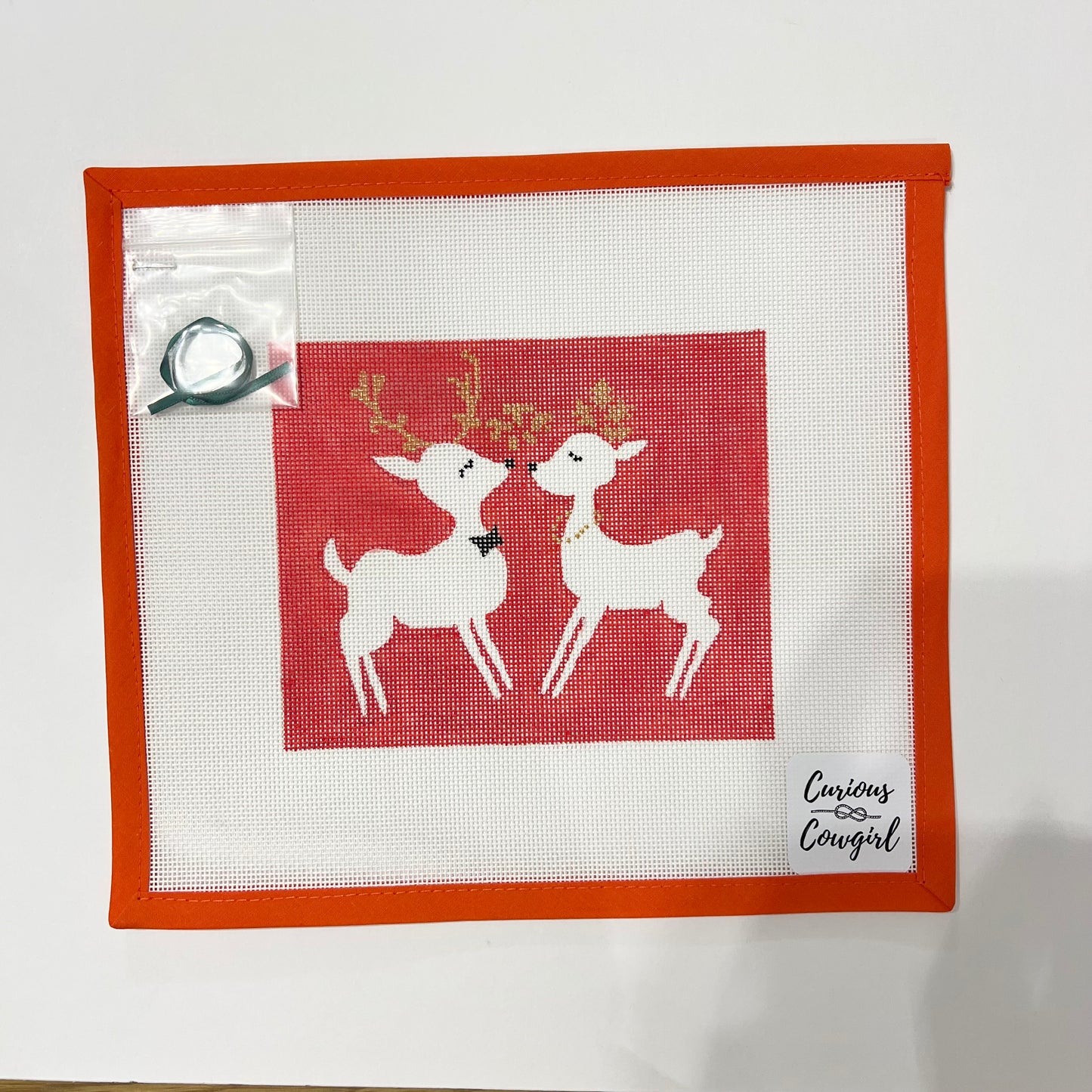 Red Kissing Reindeer