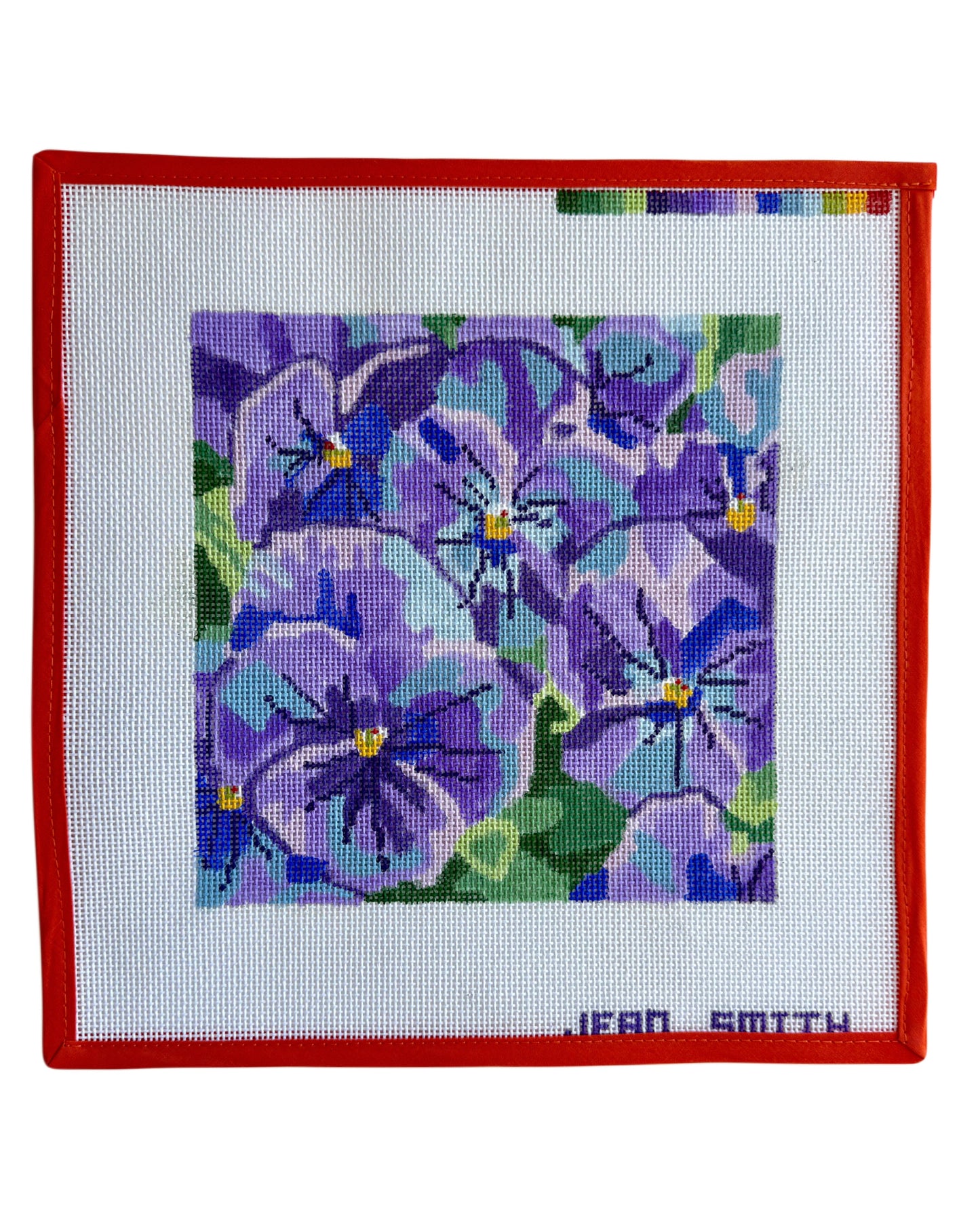 Sm. True Blue Pansies