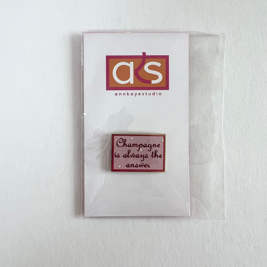 Champagne is Always the Answer Needle Minder