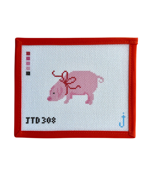 Pig with Bow