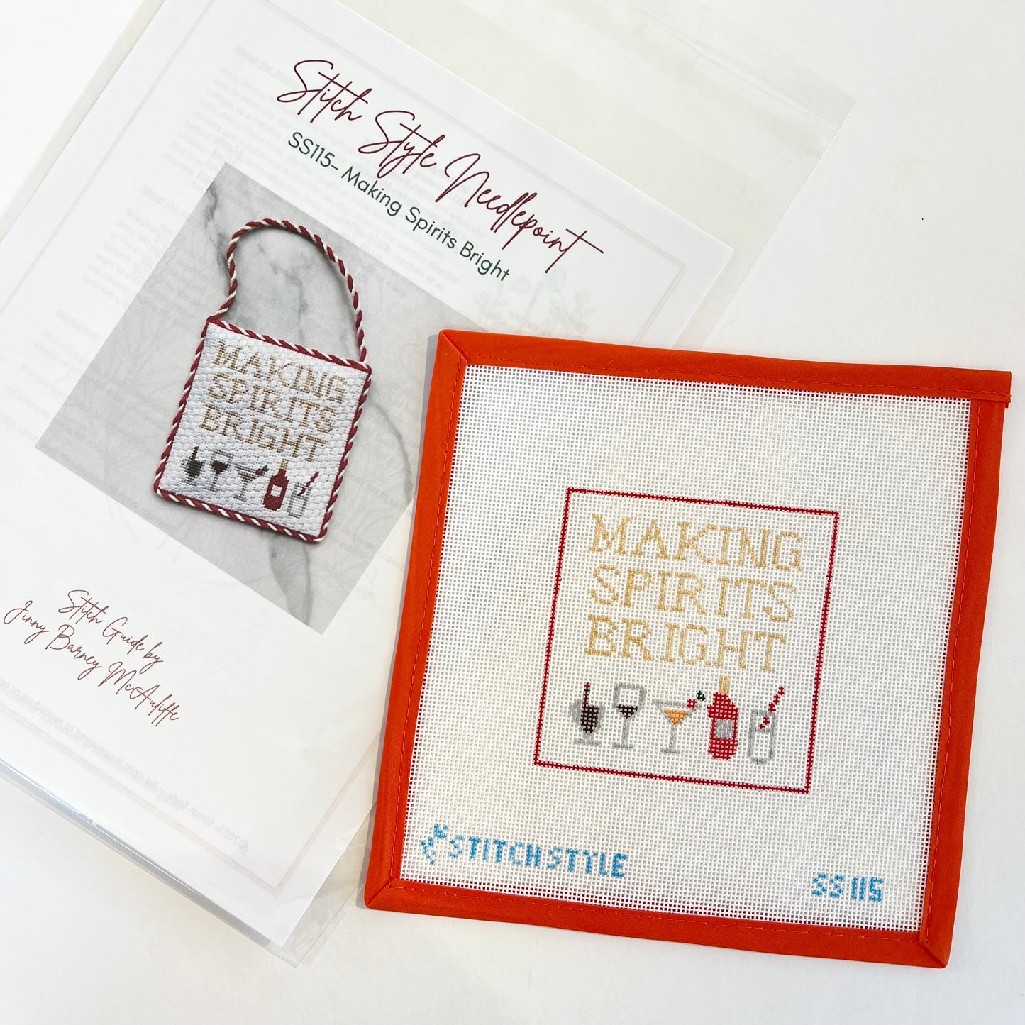 Making Spirits Bright W/Stitch Guide