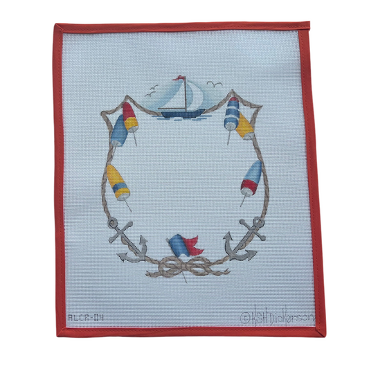 Sailboat, Anchors, Buoys & Rope Crest