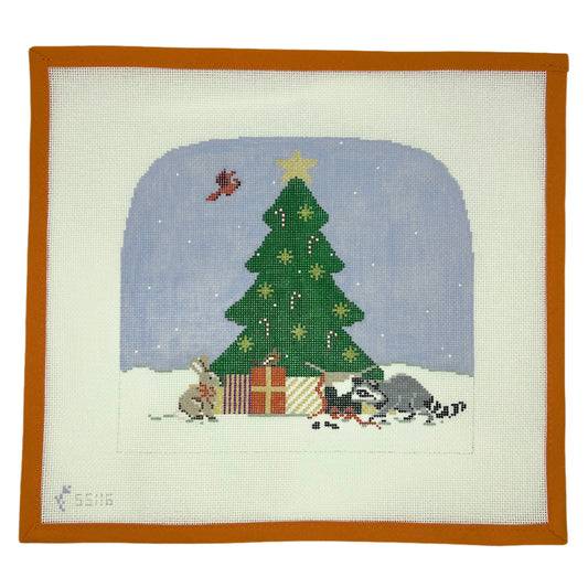 Christmas Forest Tree Backdrop