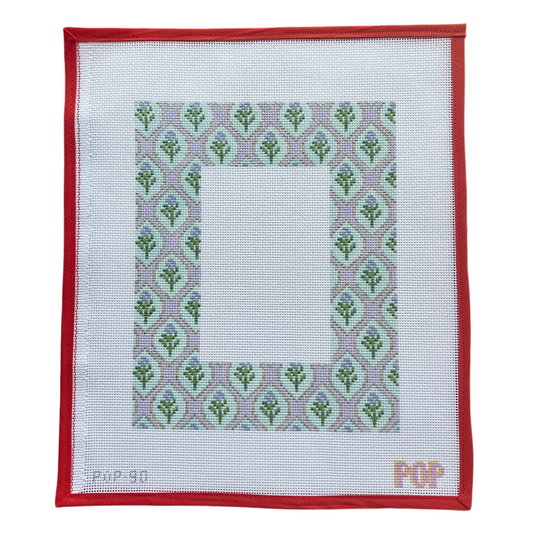 Purple Floral Frame