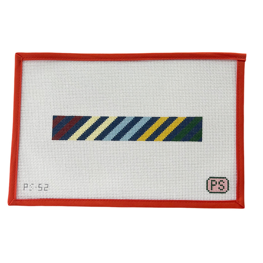 Bow Tie Stripe Key Fob