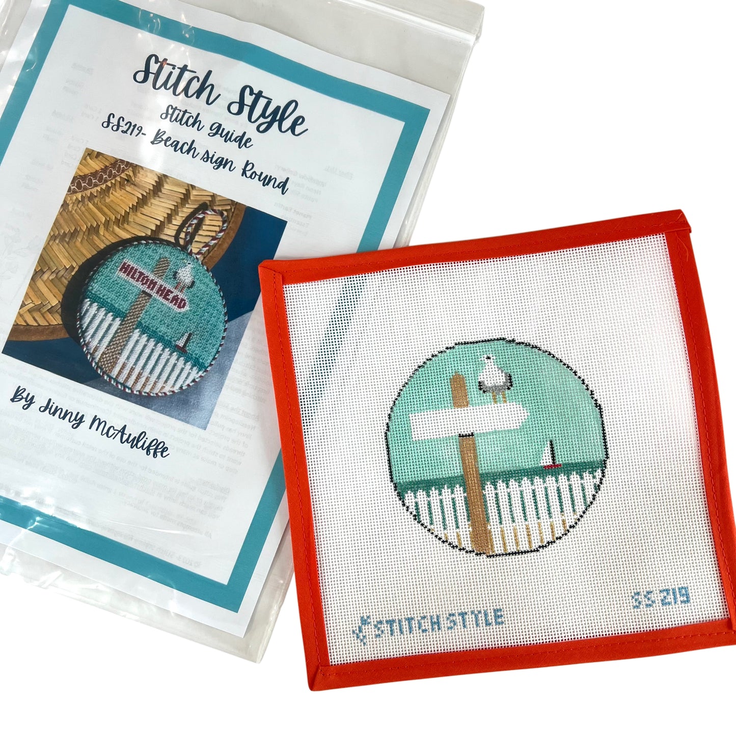 Beach Sign w/ Stitch Guide