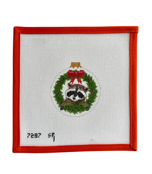 Raccoon In Wreath