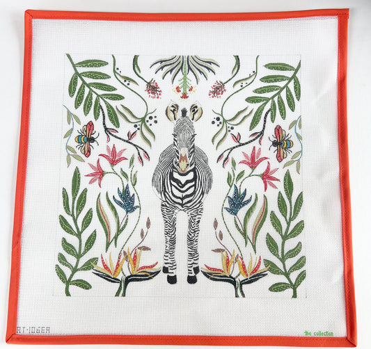 Zebra with Botanicals