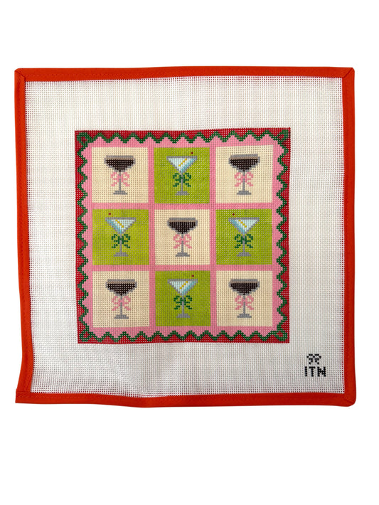 Tic Tac Tini Needlepoint Game Set