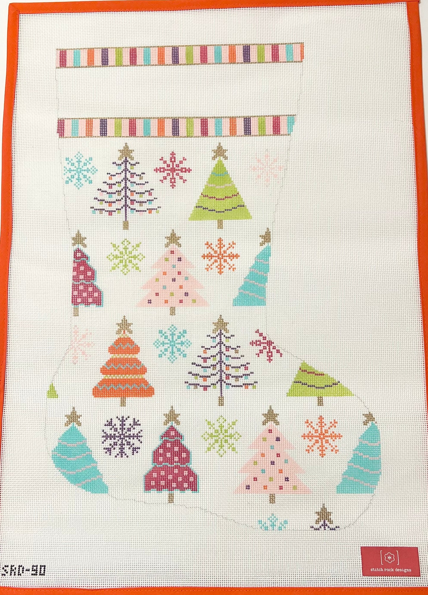 Whimsical Trees Stocking