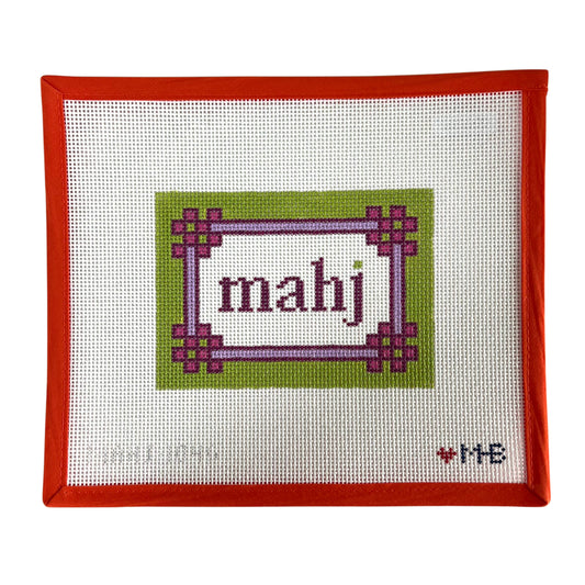 Floral Corner Mahjong Insert (Lilac, Citron)