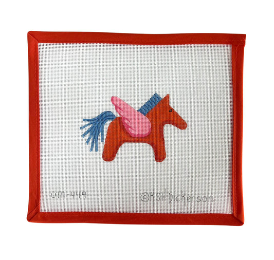 Hermes Pegasus - Orange, Blue, and Pink