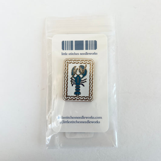 Little Maine Lobster Needle Minder -Blue