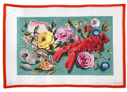 Lobster, Shells & Florals