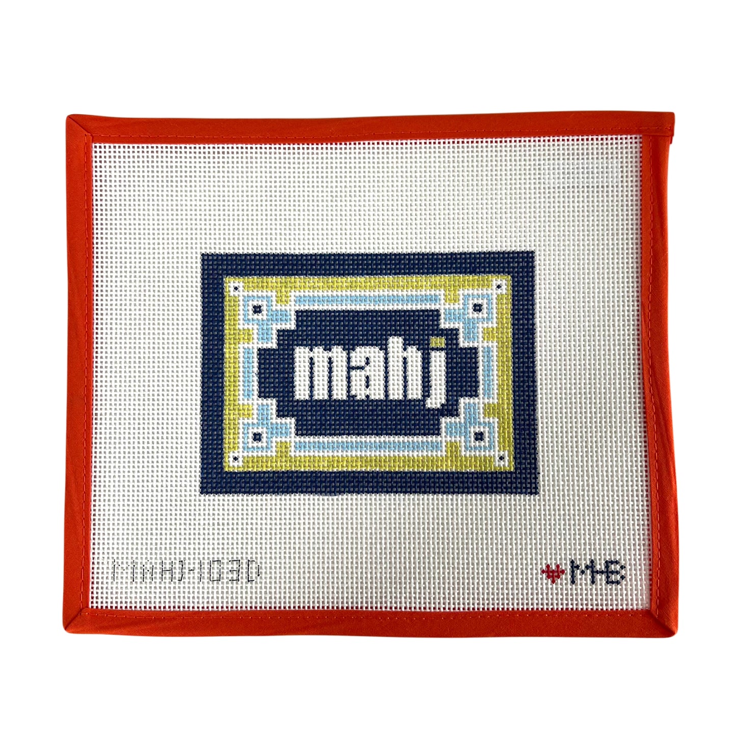 Key Corner Mahjong Insert (Navy, Light Blue, Citron)