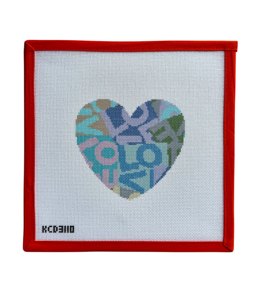 Blue Love Layer Heart