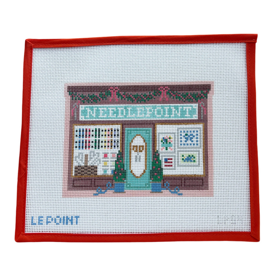 Christmas Village - Needlepoint Shop