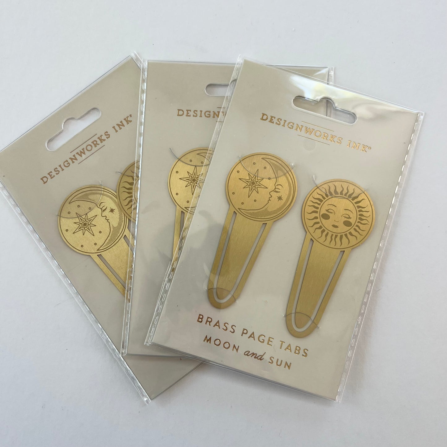 Brass Page Tabs - Celestial