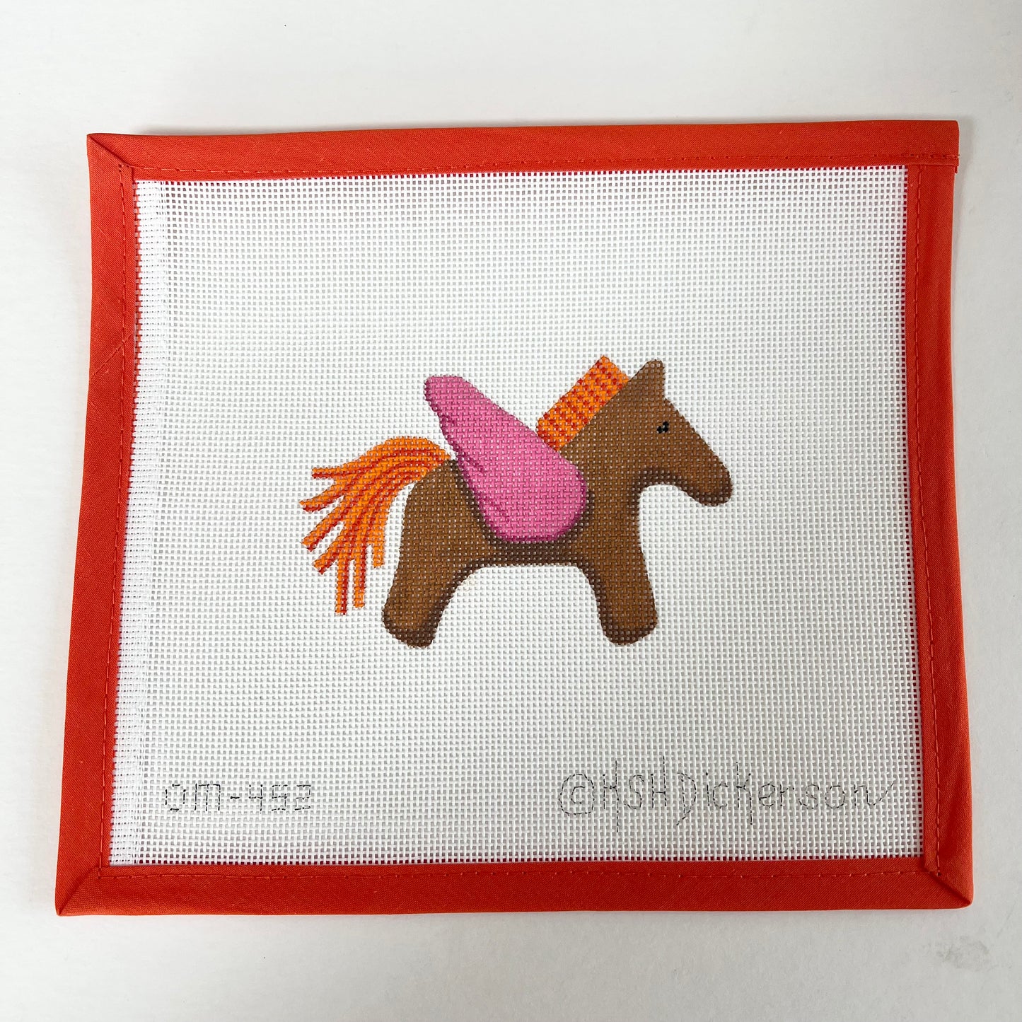 Hermes Pegasus - Brown, Orange, and Fuchsia