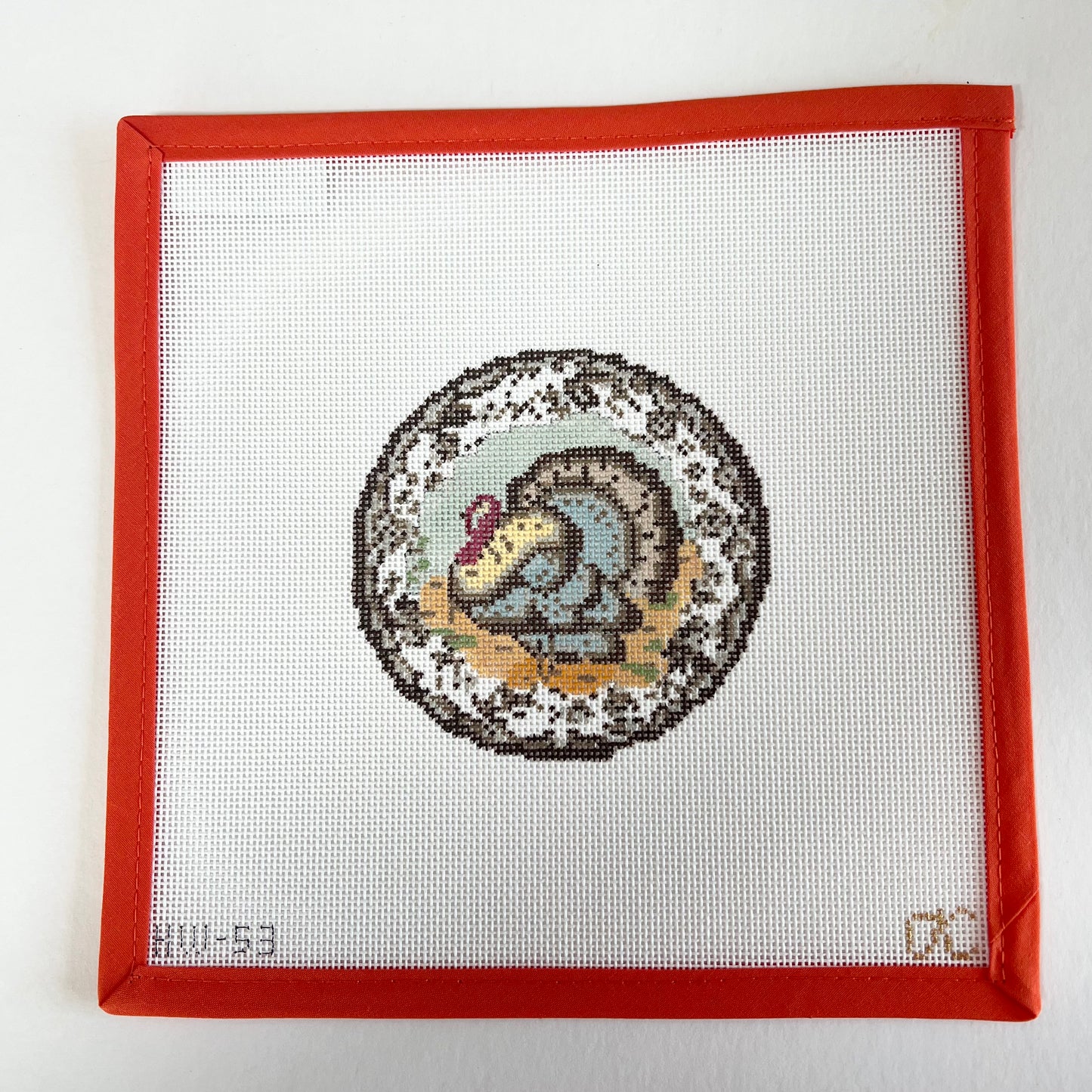 Transferware Turkey Plate