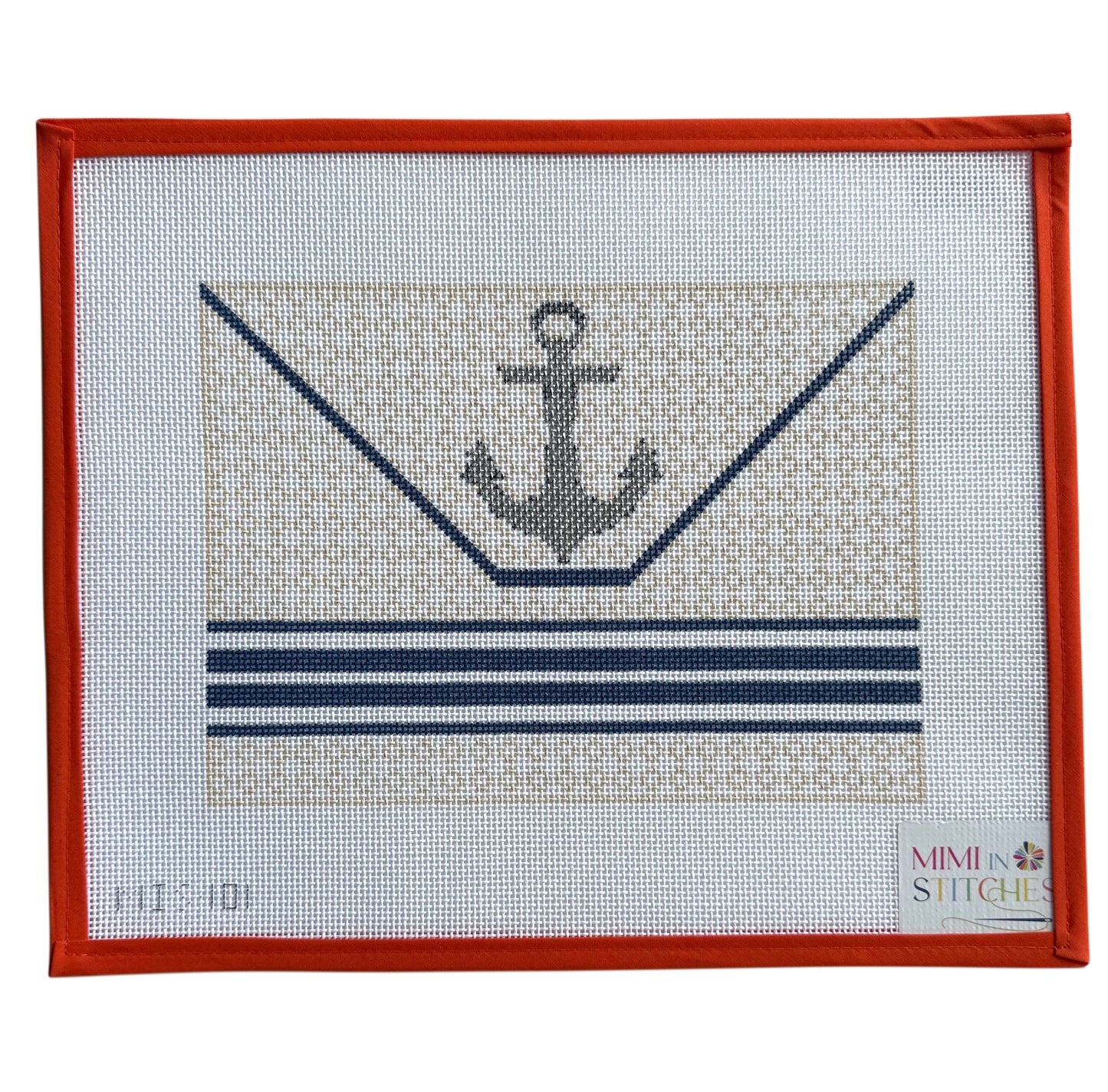 Anchor On Raffia Clutch