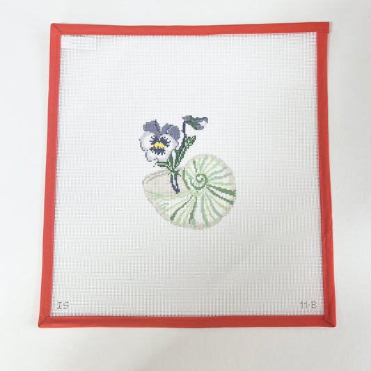 Floral Shell Series - Pansies