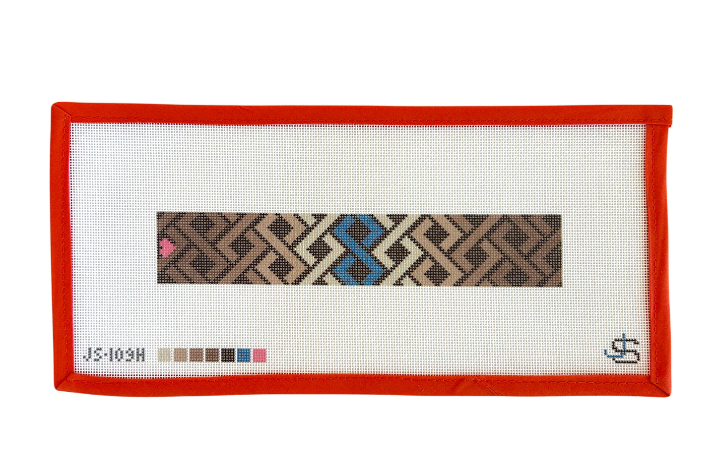 Hicks Braid Key Fob - Brown & Blue