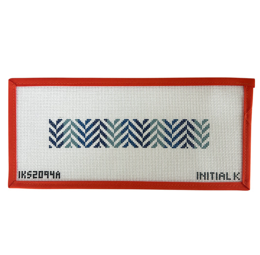 Herringbone Fob - Blue