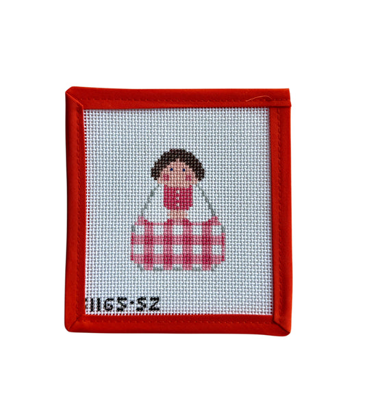 Pink Gingham Angel