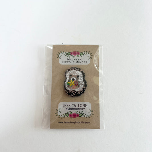 Hedgehog Enamel Needle Minder