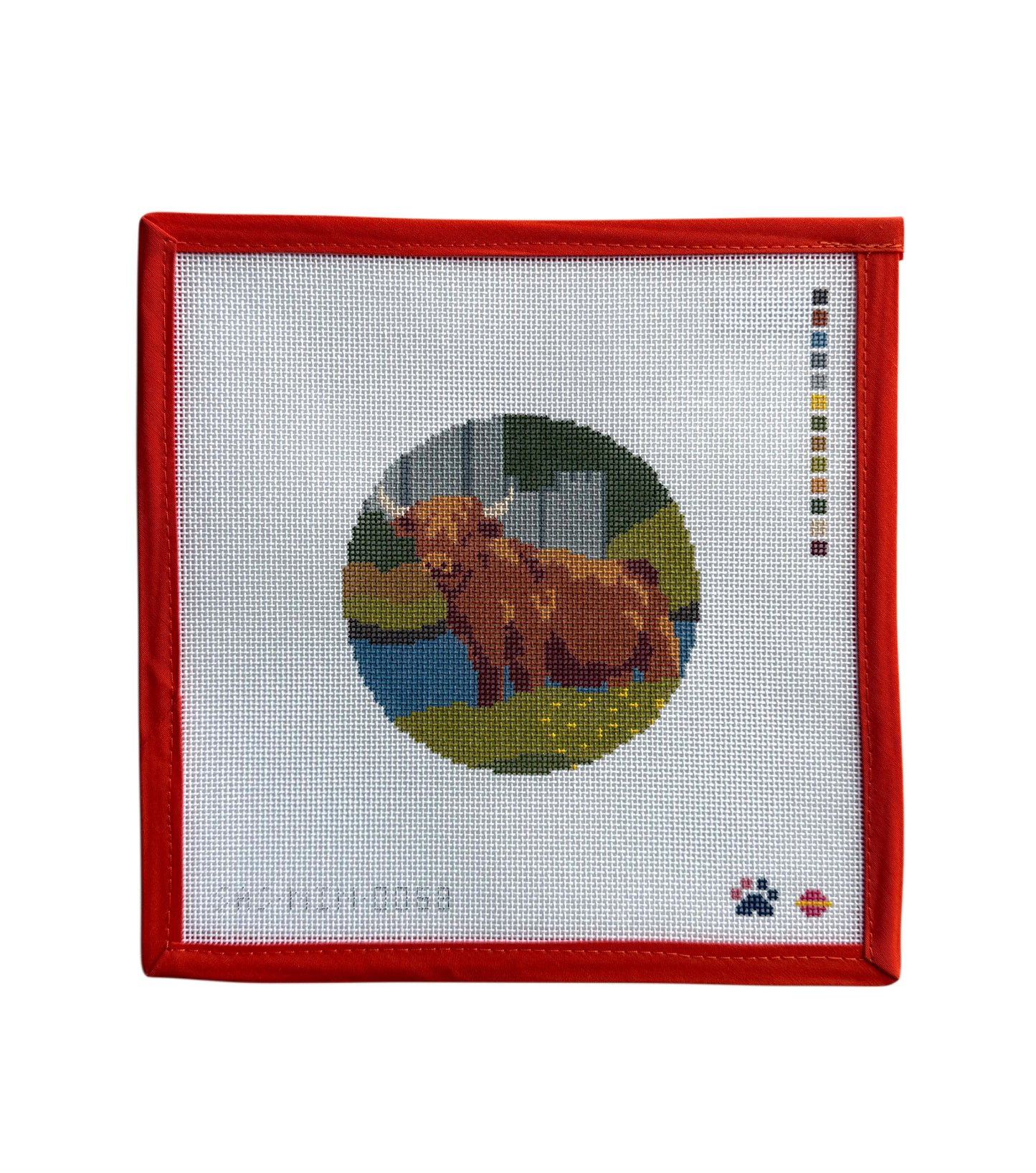 Highland Cow Round