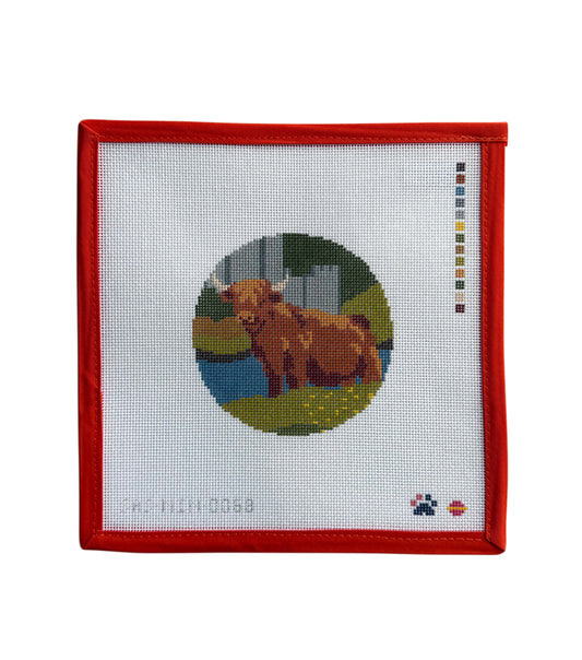 Highland Cow Round